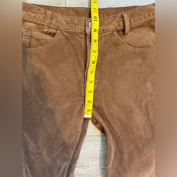 John Galt~ Womens Brown Five Pockets Button Corduroy Straight Leg Jeans Size S - Picture 7 of 8
